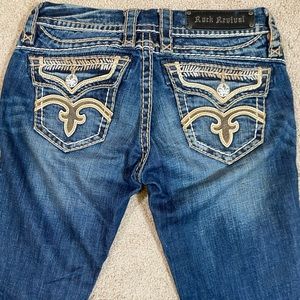 Like New Rock Revival Jeans Anja Bootcut Flap Pocket
